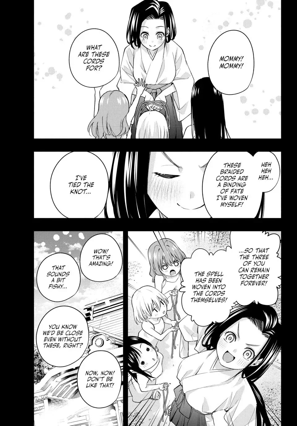 Amagami-san Chi no Enmusubi Chapter 99 page 1 - Chapter 99: Three Paths Forward (Part VII)