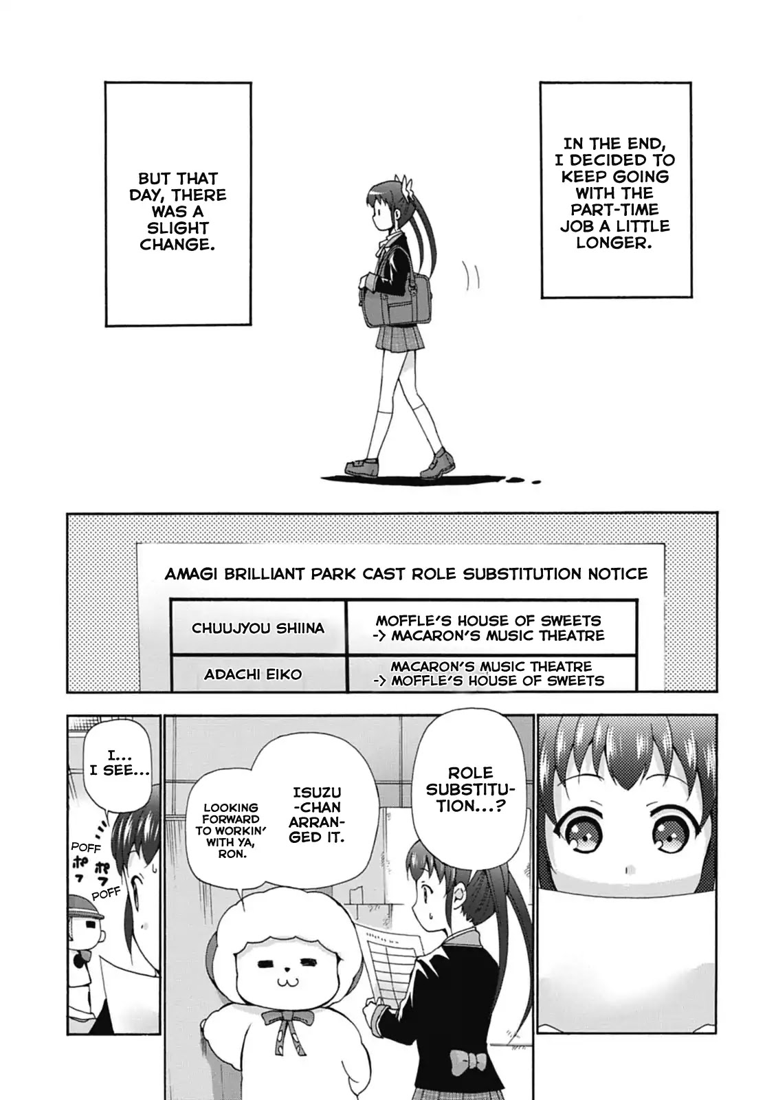 Amagi Brilliant Park Chapter 18 page 19 - Chapter 18: Shiina Chuujyou Wants to Run Away! (3)