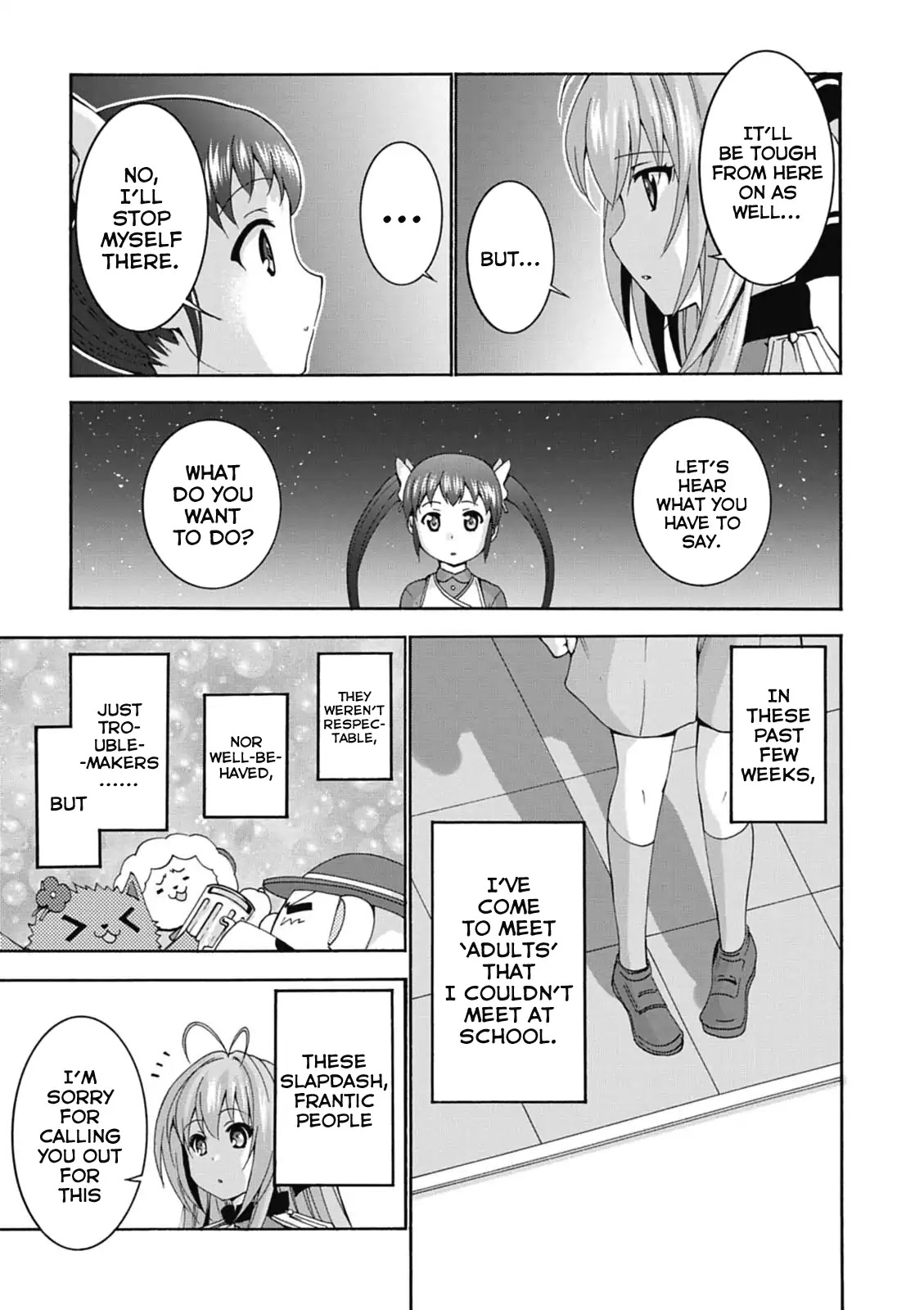 Amagi Brilliant Park Chapter 19 page 33 - Chapter 19: Shiina Chuujyou Wants to Run Away! (4)
