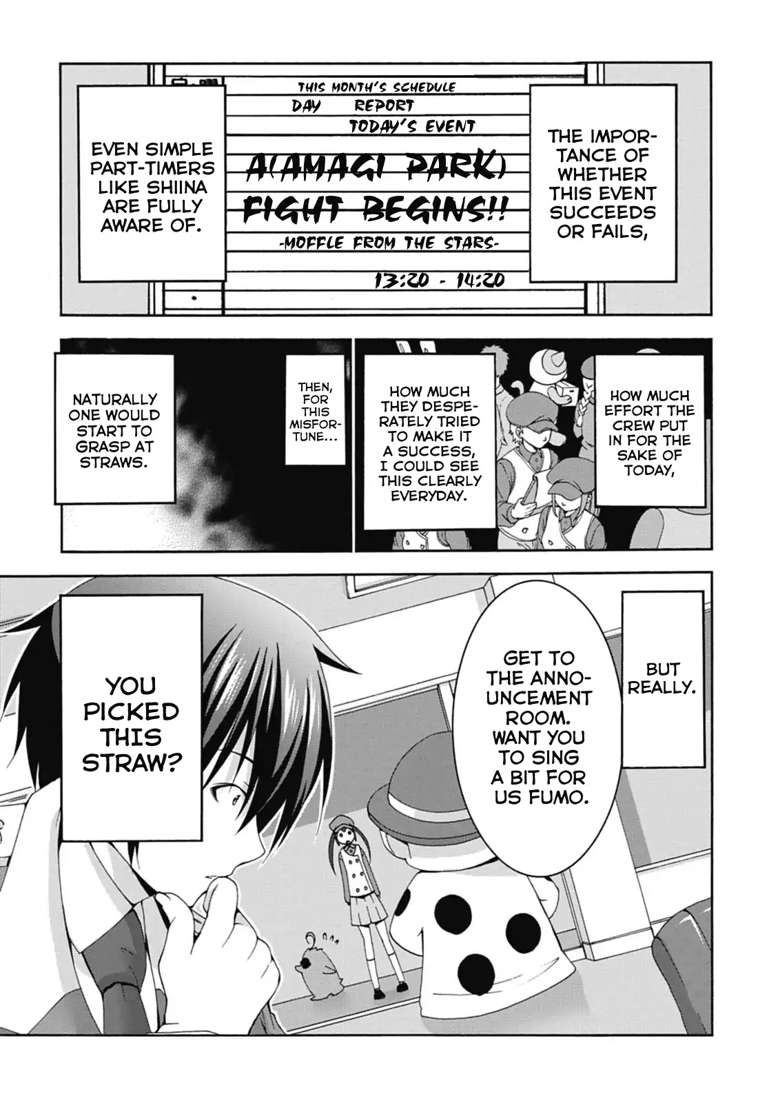 Amagi Brilliant Park Chapter 19 page 4 - Chapter 19: Shiina Chuujyou Wants to Run Away! (4)