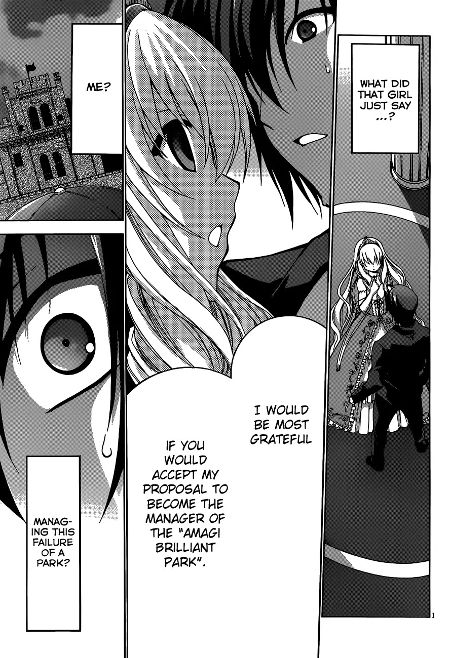 Amagi Brilliant Park Chapter 2 page 3 - Chapter 2: A Typical Disappointing Dating Spot.