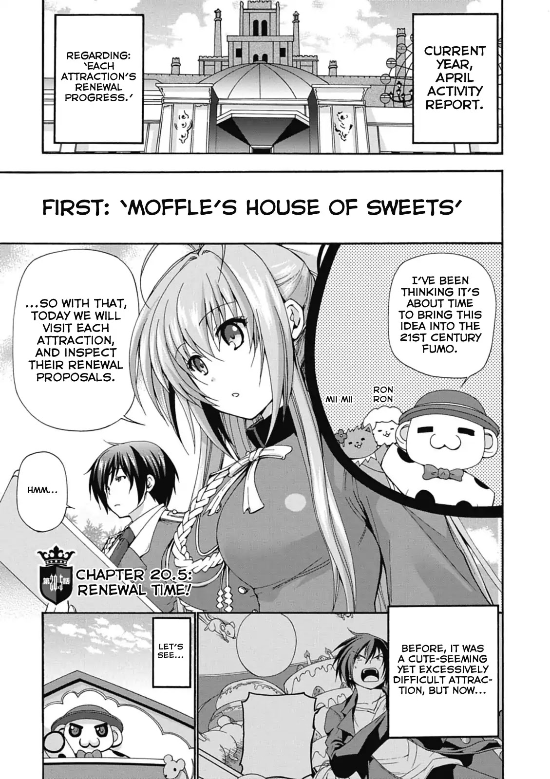 Amagi Brilliant Park Chapter 20.5 page 2 - Chapter 20.5: Renewal Time!
