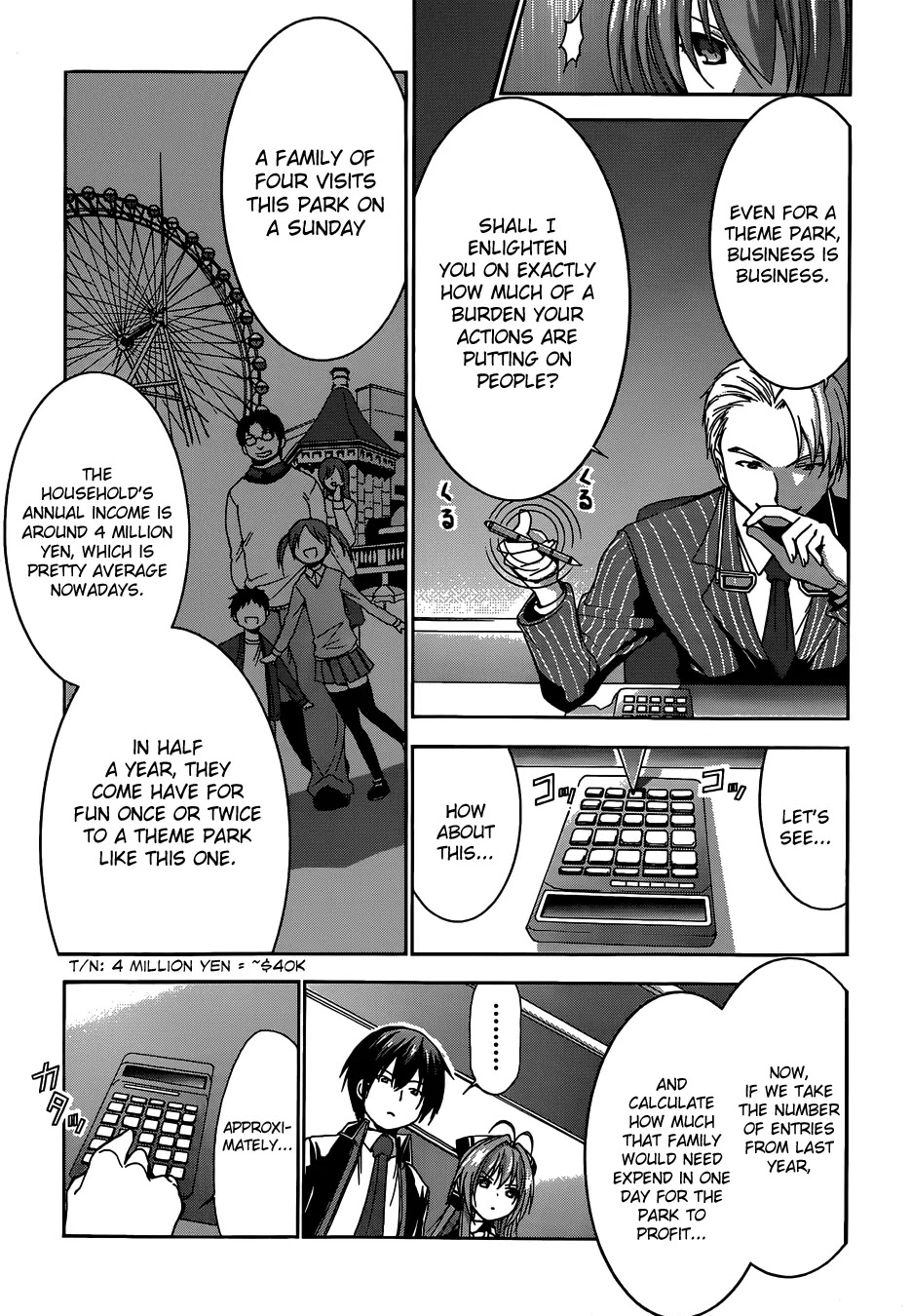 Amagi Brilliant Park Chapter 4 page 9 - Chapter 4: The Service given by the Mascots is Awful (Part 2)