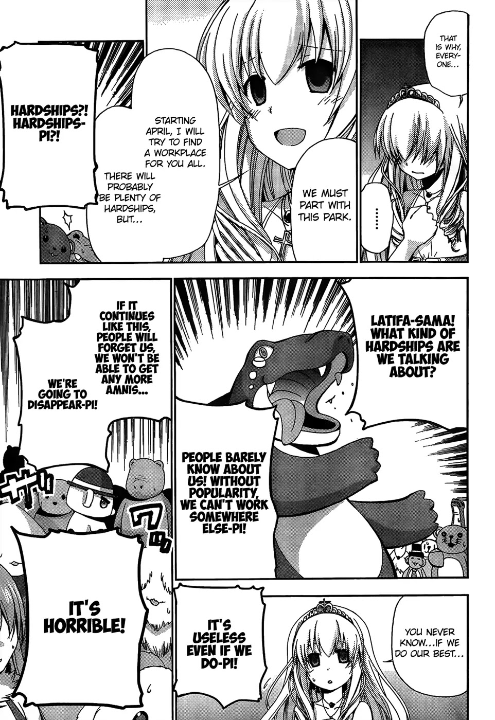 Amagi Brilliant Park Chapter 5 page 8 - Chapter 5: The Service given by the Mascots is Awful (Part 3)