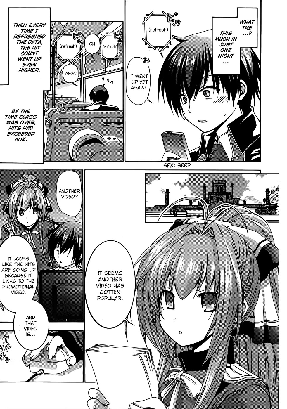 Amagi Brilliant Park Chapter 7 page 13 - Chapter 7: It Has Happened That a Video Where Guests Are Hit Got Uploaded 1