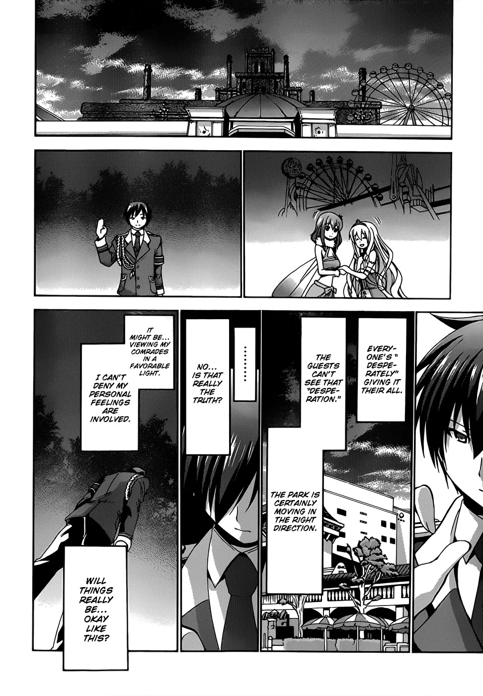 Amagi Brilliant Park Chapter 7 page 36 - Chapter 7: It Has Happened That a Video Where Guests Are Hit Got Uploaded 1
