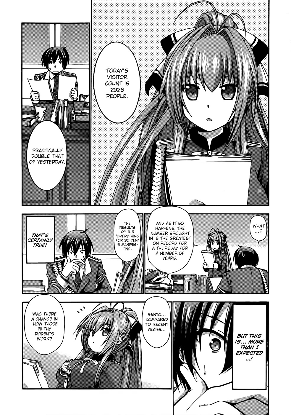 Amagi Brilliant Park Chapter 7 page 37 - Chapter 7: It Has Happened That a Video Where Guests Are Hit Got Uploaded 1