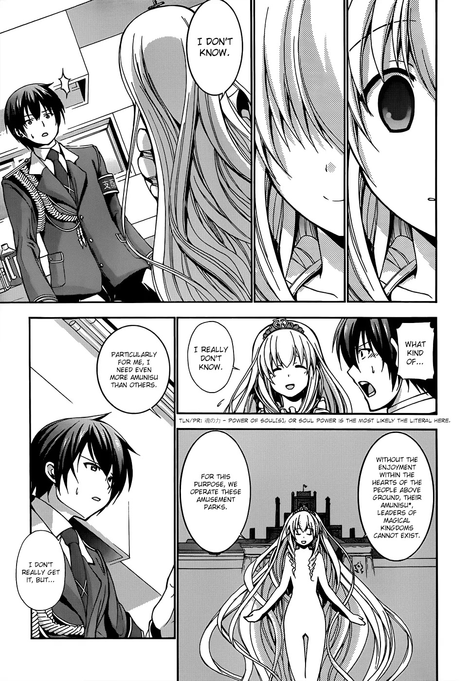 Amagi Brilliant Park Chapter 8 page 13 - Chapter 8: It Has Happened That a Video Where Guests Are Hit Got Uploaded 2