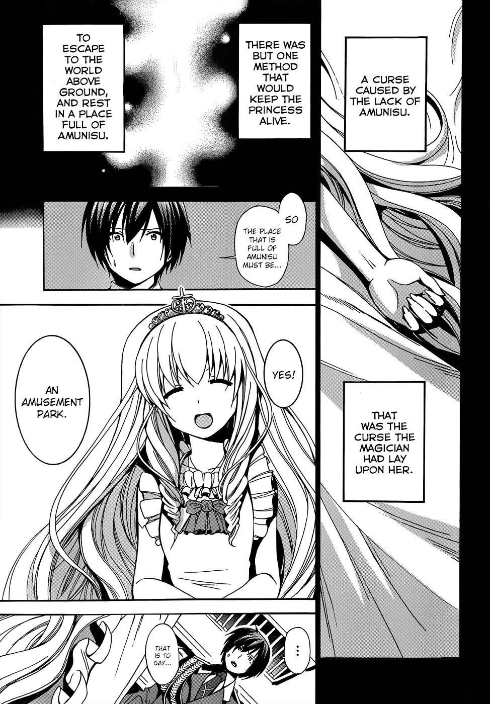 Amagi Brilliant Park Chapter 8 page 17 - Chapter 8: It Has Happened That a Video Where Guests Are Hit Got Uploaded 2