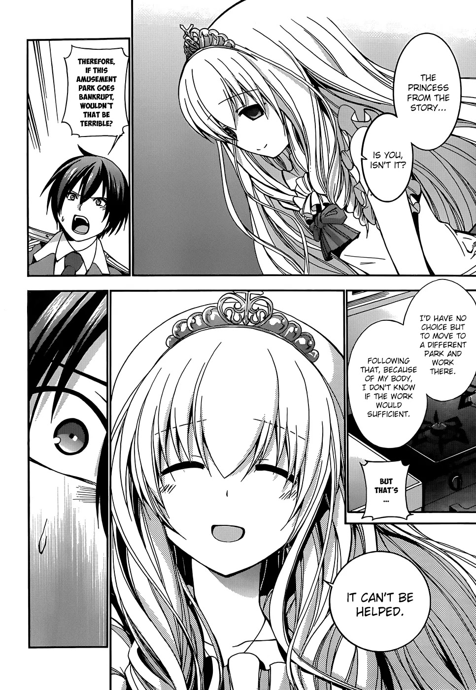 Amagi Brilliant Park Chapter 8 page 18 - Chapter 8: It Has Happened That a Video Where Guests Are Hit Got Uploaded 2