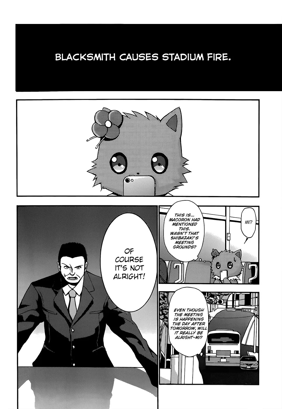 Amagi Brilliant Park Chapter 8 page 22 - Chapter 8: It Has Happened That a Video Where Guests Are Hit Got Uploaded 2