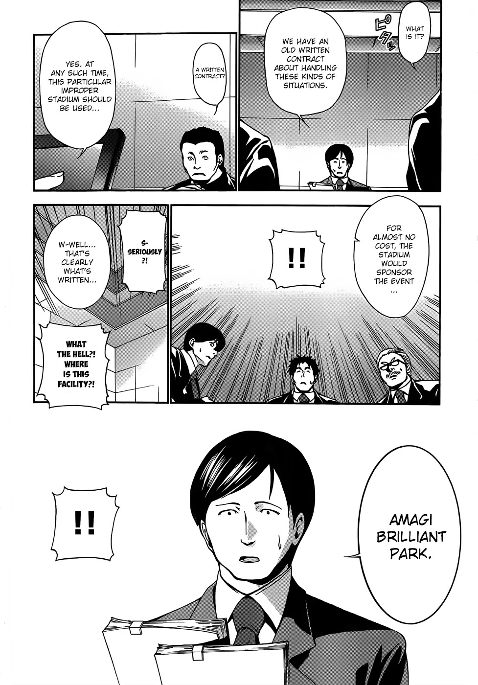 Amagi Brilliant Park Chapter 8 page 24 - Chapter 8: It Has Happened That a Video Where Guests Are Hit Got Uploaded 2