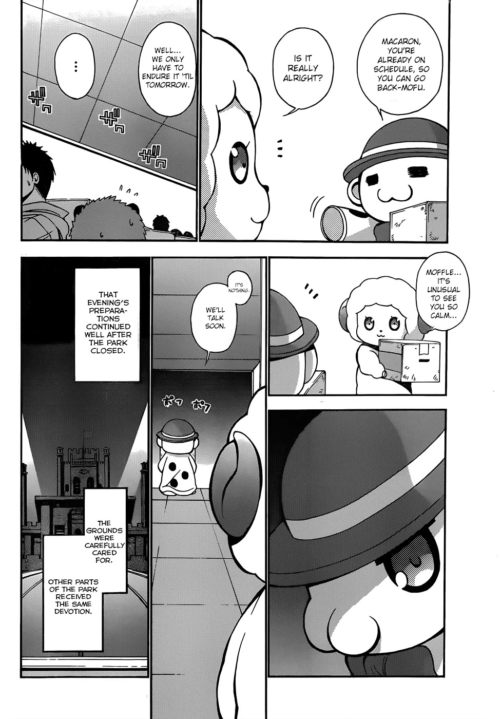 Amagi Brilliant Park Chapter 8 page 32 - Chapter 8: It Has Happened That a Video Where Guests Are Hit Got Uploaded 2