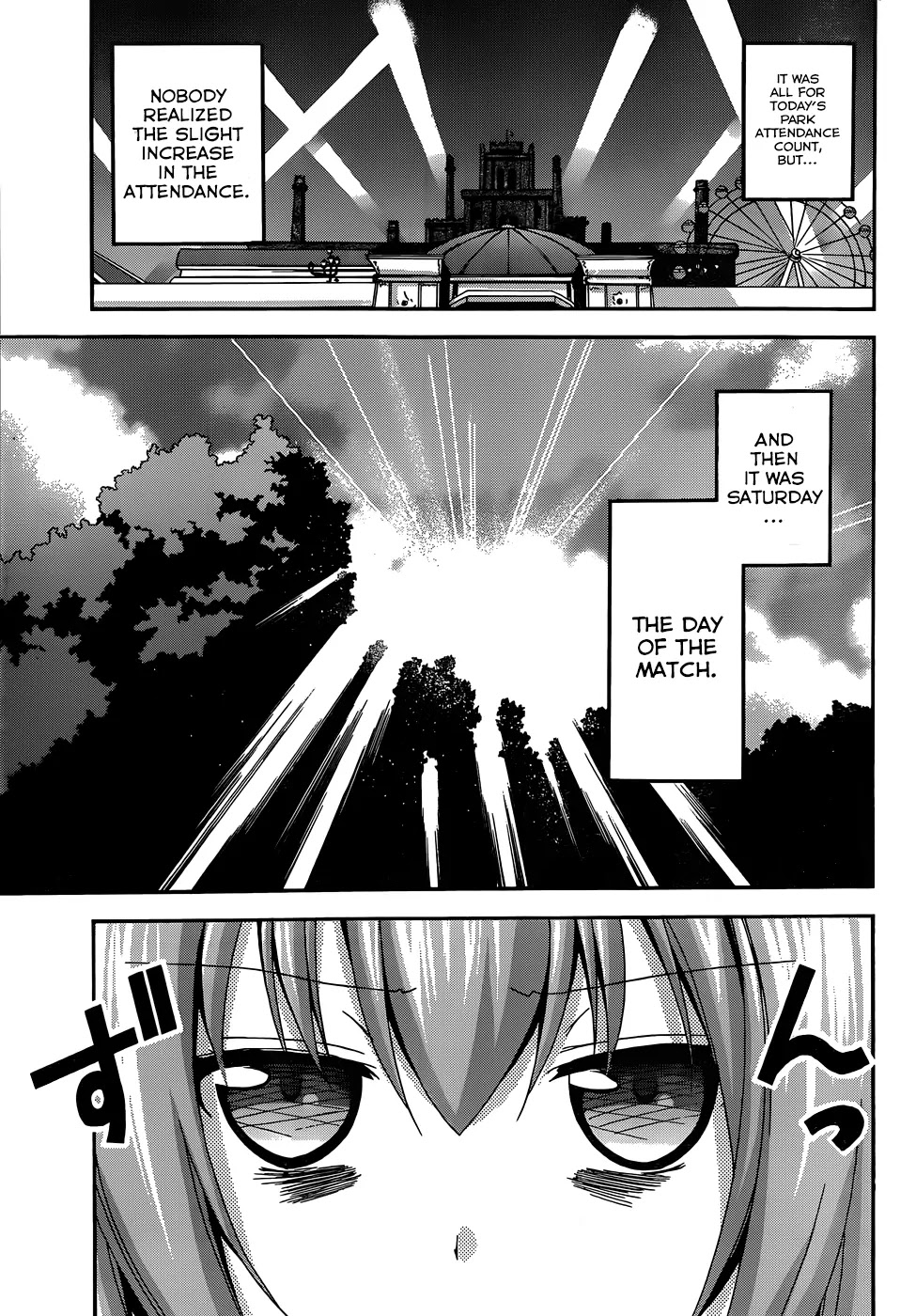Amagi Brilliant Park Chapter 8 page 33 - Chapter 8: It Has Happened That a Video Where Guests Are Hit Got Uploaded 2