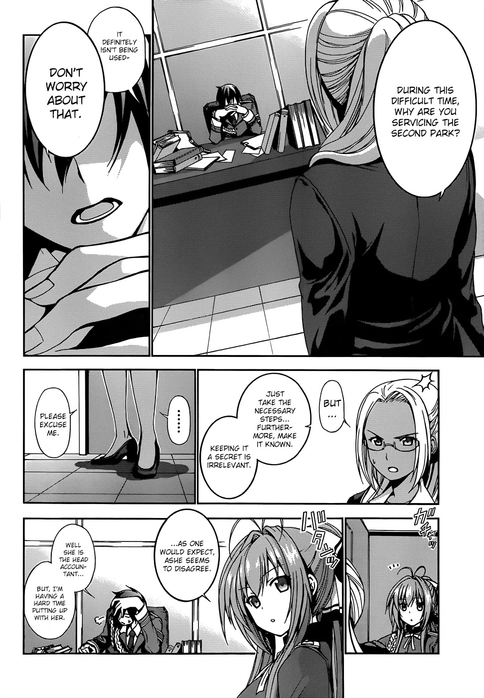 Amagi Brilliant Park Chapter 8 page 6 - Chapter 8: It Has Happened That a Video Where Guests Are Hit Got Uploaded 2