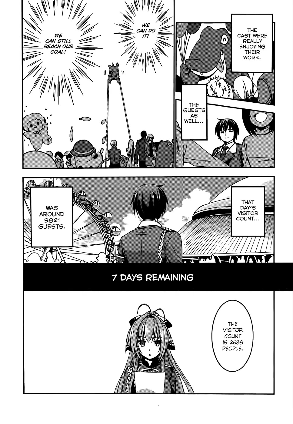 Amagi Brilliant Park Chapter 8 page 8 - Chapter 8: It Has Happened That a Video Where Guests Are Hit Got Uploaded 2
