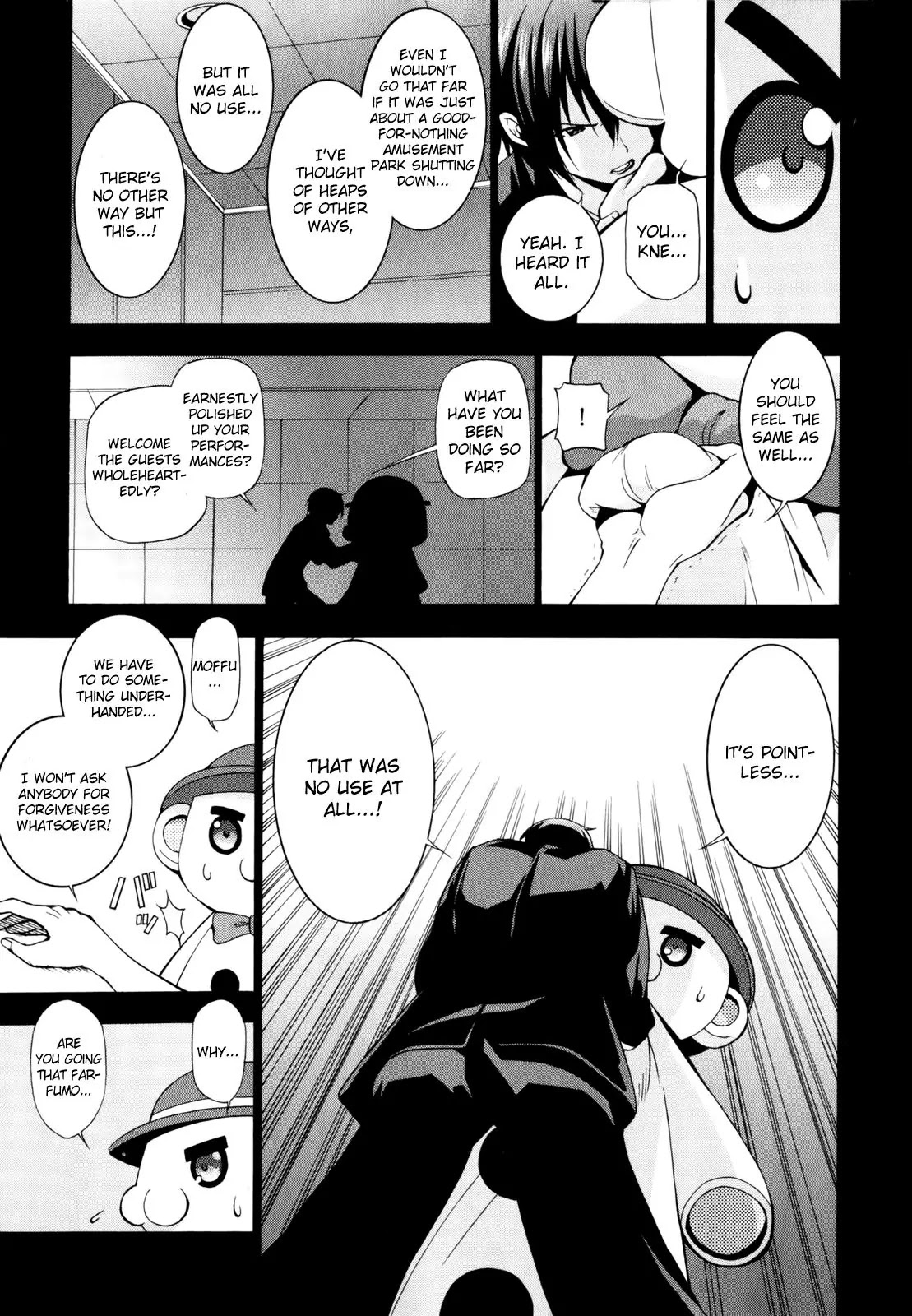 Amagi Brilliant Park Chapter 9 page 15 - Chapter 9: It Has Happened That a Video Where Guests Are Hit Got Uploaded 3