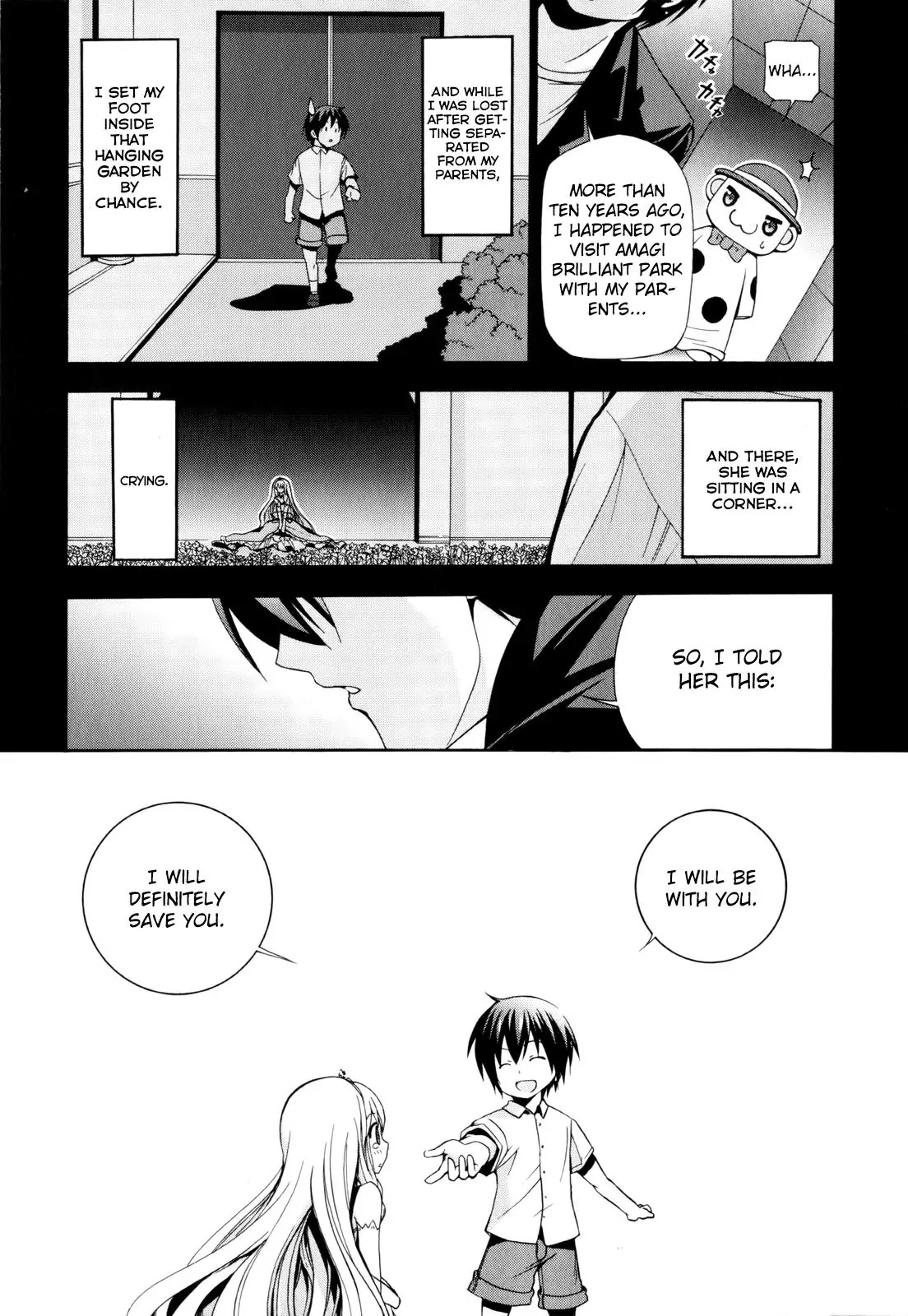 Amagi Brilliant Park Chapter 9 page 17 - Chapter 9: It Has Happened That a Video Where Guests Are Hit Got Uploaded 3