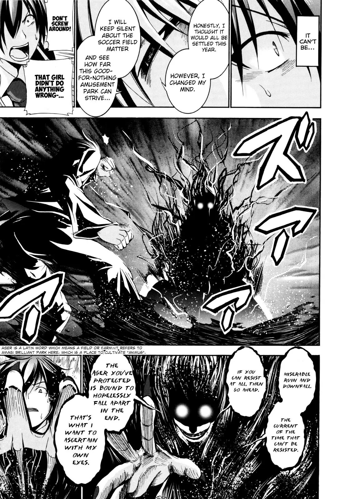 Amagi Brilliant Park Chapter 9 page 29 - Chapter 9: It Has Happened That a Video Where Guests Are Hit Got Uploaded 3