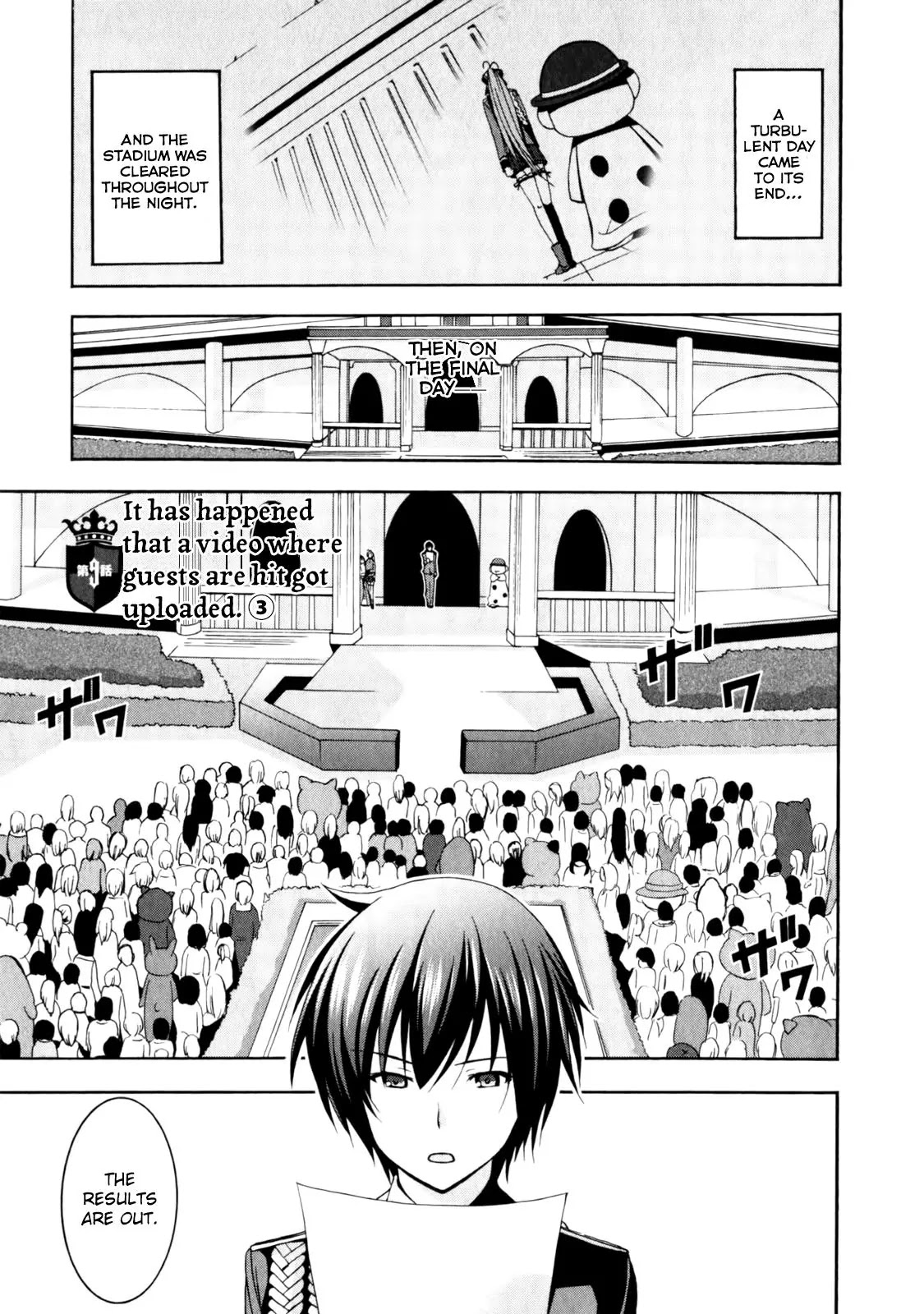 Amagi Brilliant Park Chapter 9 page 3 - Chapter 9: It Has Happened That a Video Where Guests Are Hit Got Uploaded 3
