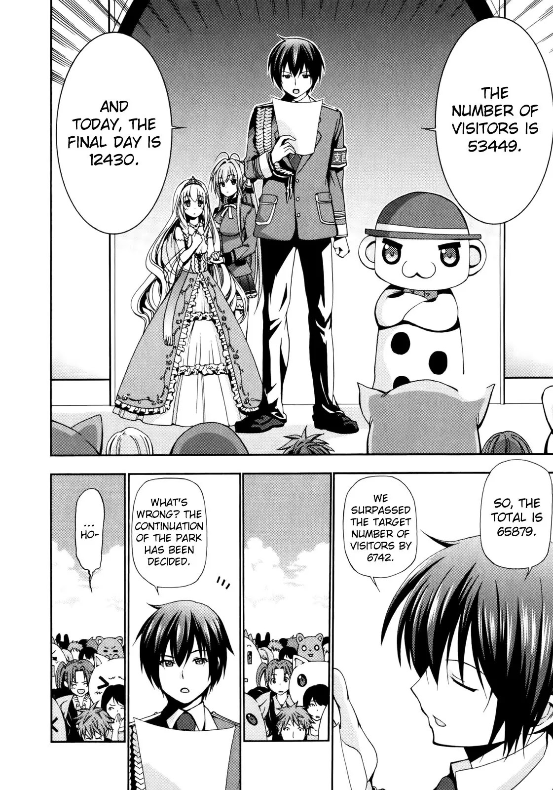 Amagi Brilliant Park Chapter 9 page 4 - Chapter 9: It Has Happened That a Video Where Guests Are Hit Got Uploaded 3