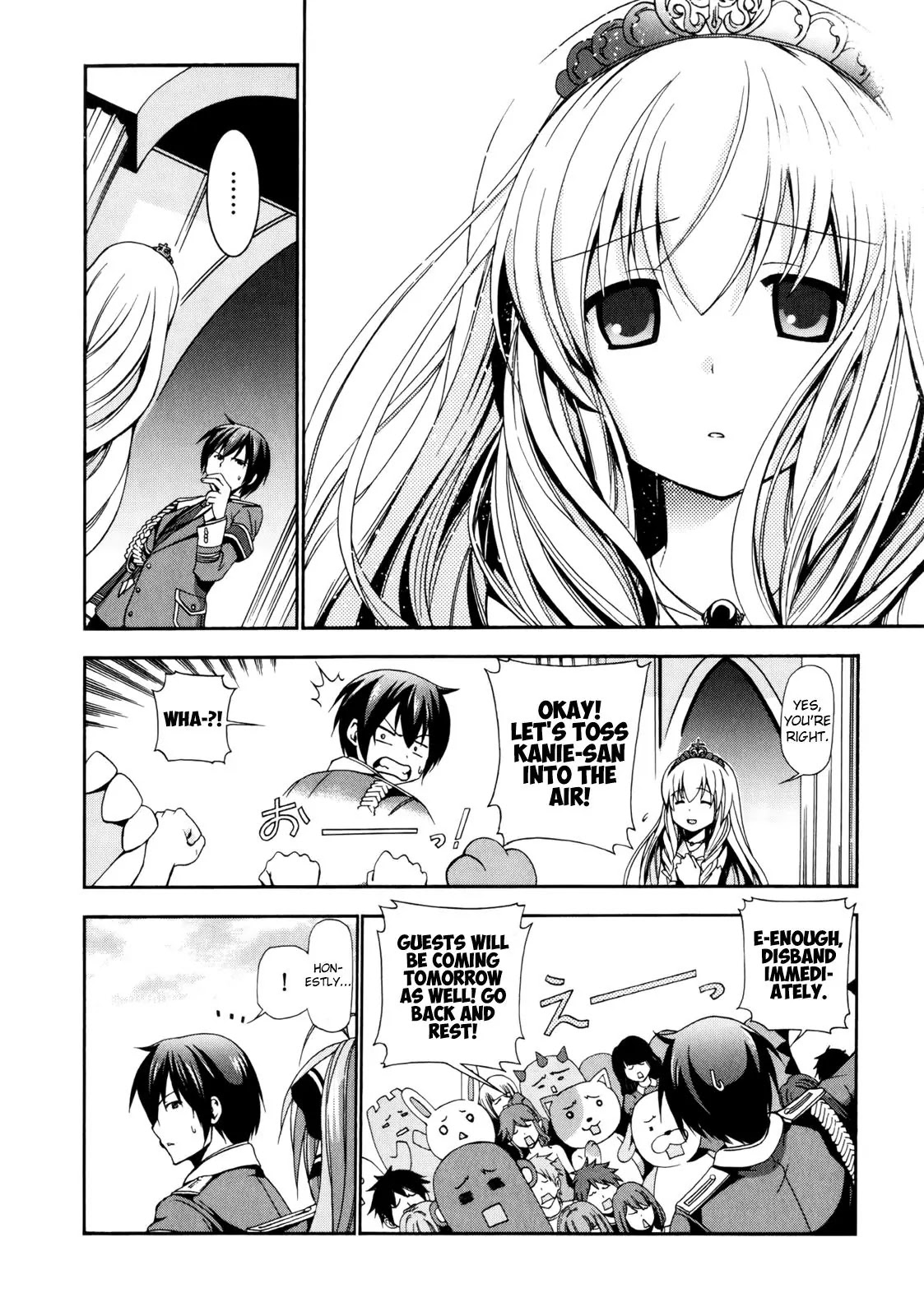 Amagi Brilliant Park Chapter 9 page 8 - Chapter 9: It Has Happened That a Video Where Guests Are Hit Got Uploaded 3
