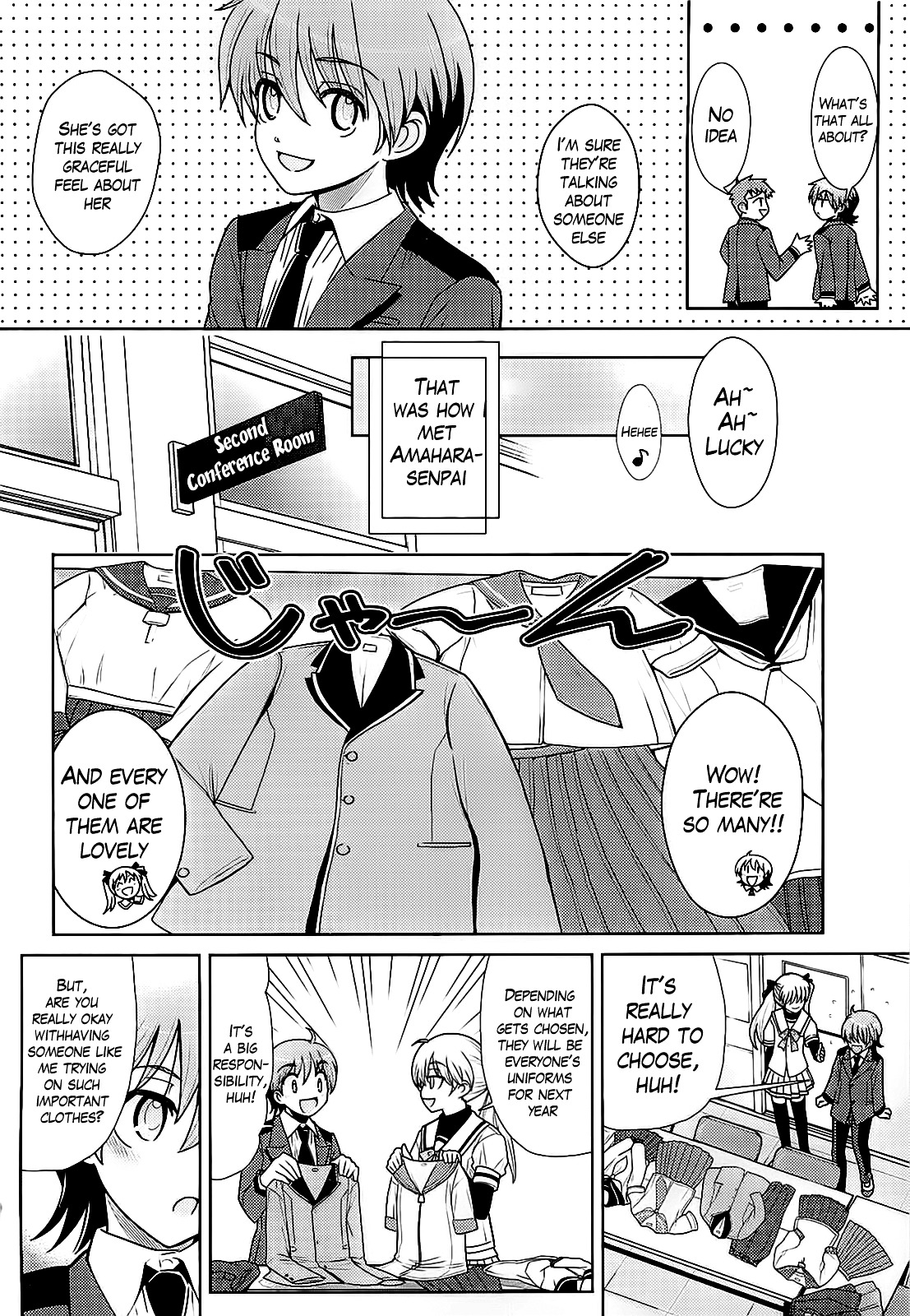 Amahara-kun + Chapter 0 page 4 - Chapter 0 : Amahara-kun Favor (Original One shot)