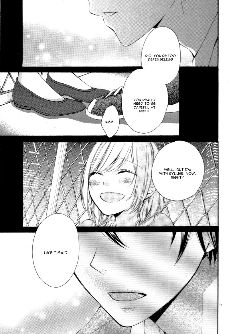 Amakute Zurui Wana no Naka Chapter 3.2 page 21 - Chapter 3.2: Himitsu no Sankaku Kataomoi