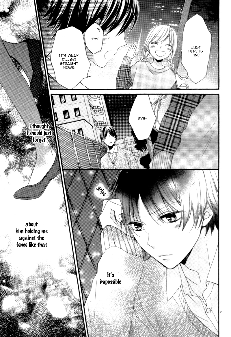 Amakute Zurui Wana no Naka Chapter 3.2 page 24 - Chapter 3.2: Himitsu no Sankaku Kataomoi