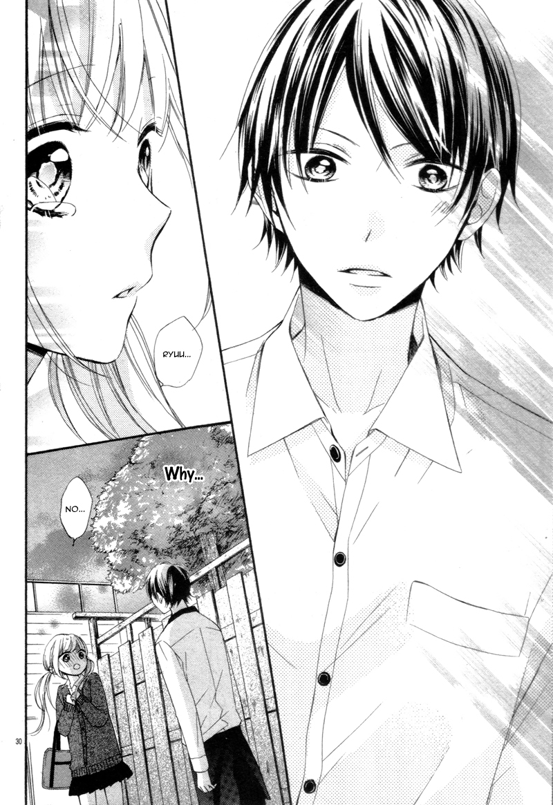 Amakute Zurui Wana no Naka Chapter 3.2 page 33 - Chapter 3.2: Himitsu no Sankaku Kataomoi