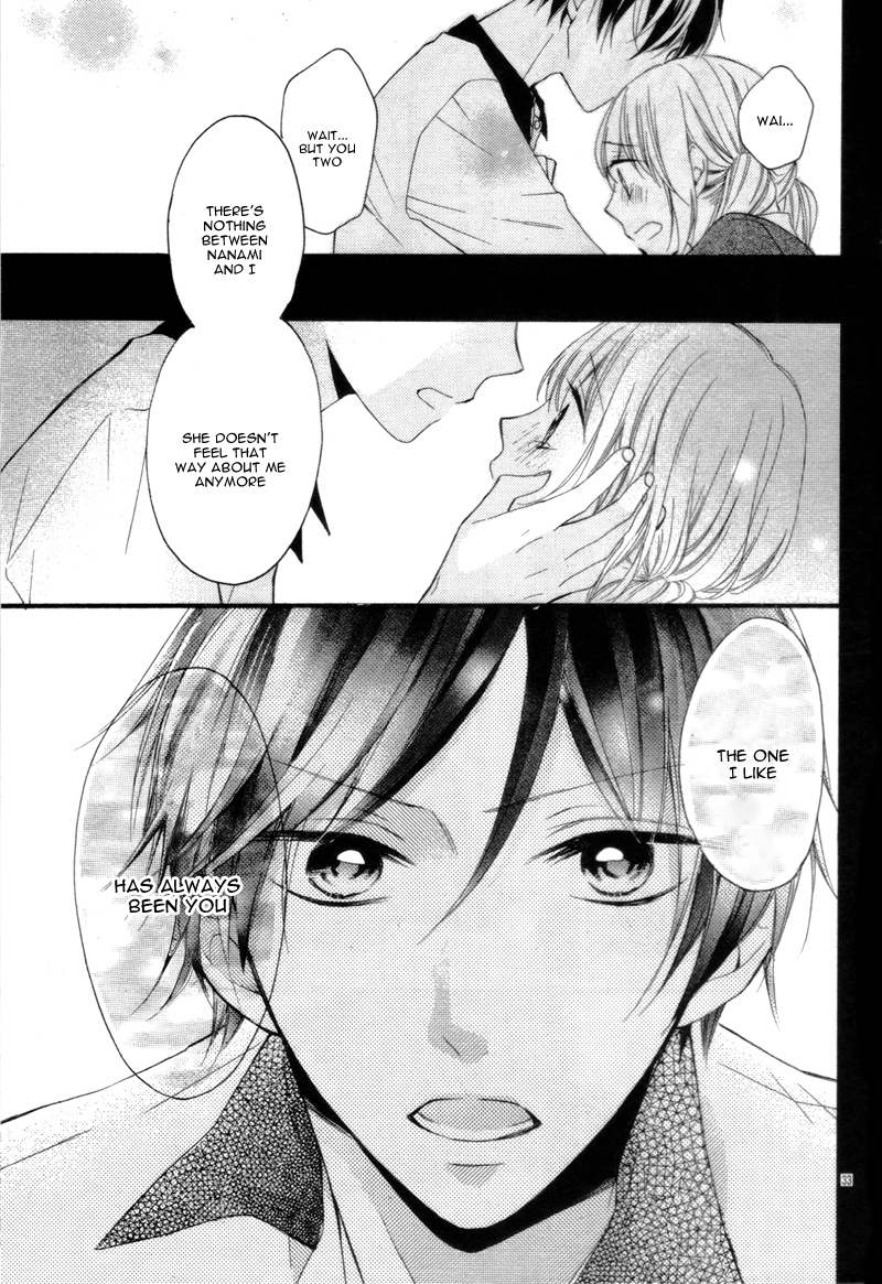 Amakute Zurui Wana no Naka Chapter 3.2 page 36 - Chapter 3.2: Himitsu no Sankaku Kataomoi
