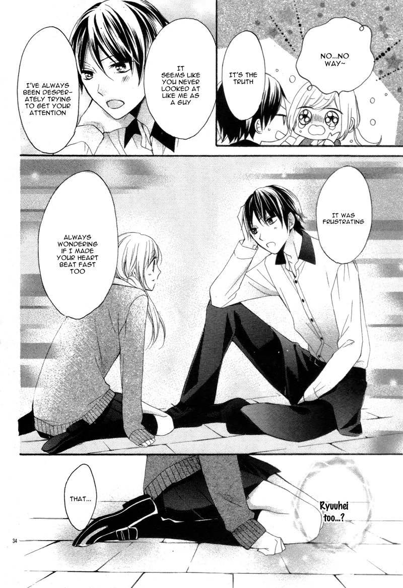 Amakute Zurui Wana no Naka Chapter 3.2 page 37 - Chapter 3.2: Himitsu no Sankaku Kataomoi