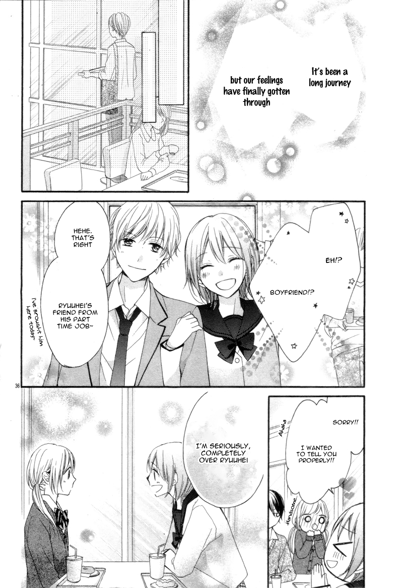 Amakute Zurui Wana no Naka Chapter 3.2 page 39 - Chapter 3.2: Himitsu no Sankaku Kataomoi