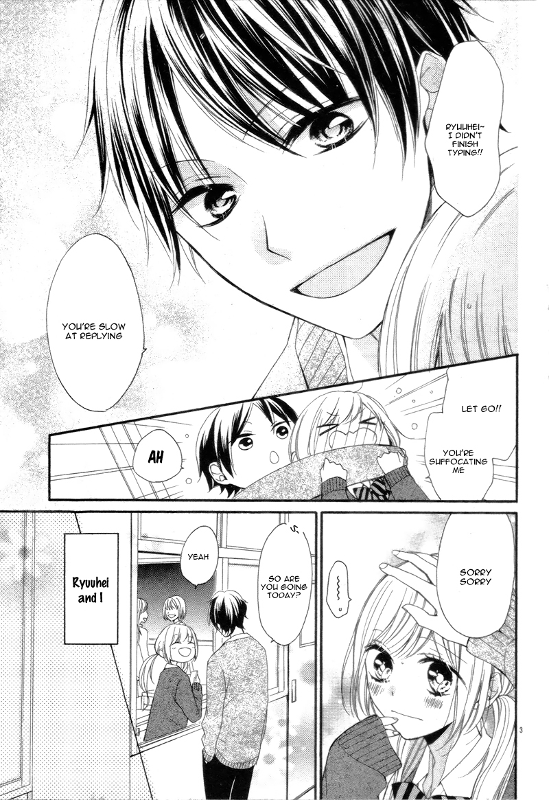 Amakute Zurui Wana no Naka Chapter 3.2 page 8 - Chapter 3.2: Himitsu no Sankaku Kataomoi