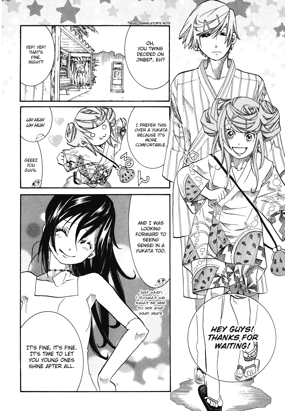 Amanchu Chapter 30 page 8 - Chapter 30: Field of Fireworks
