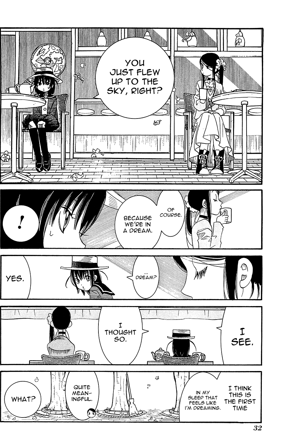 Amanchu Chapter 38 page 10 - Chapter 38: Sleeping Cafe