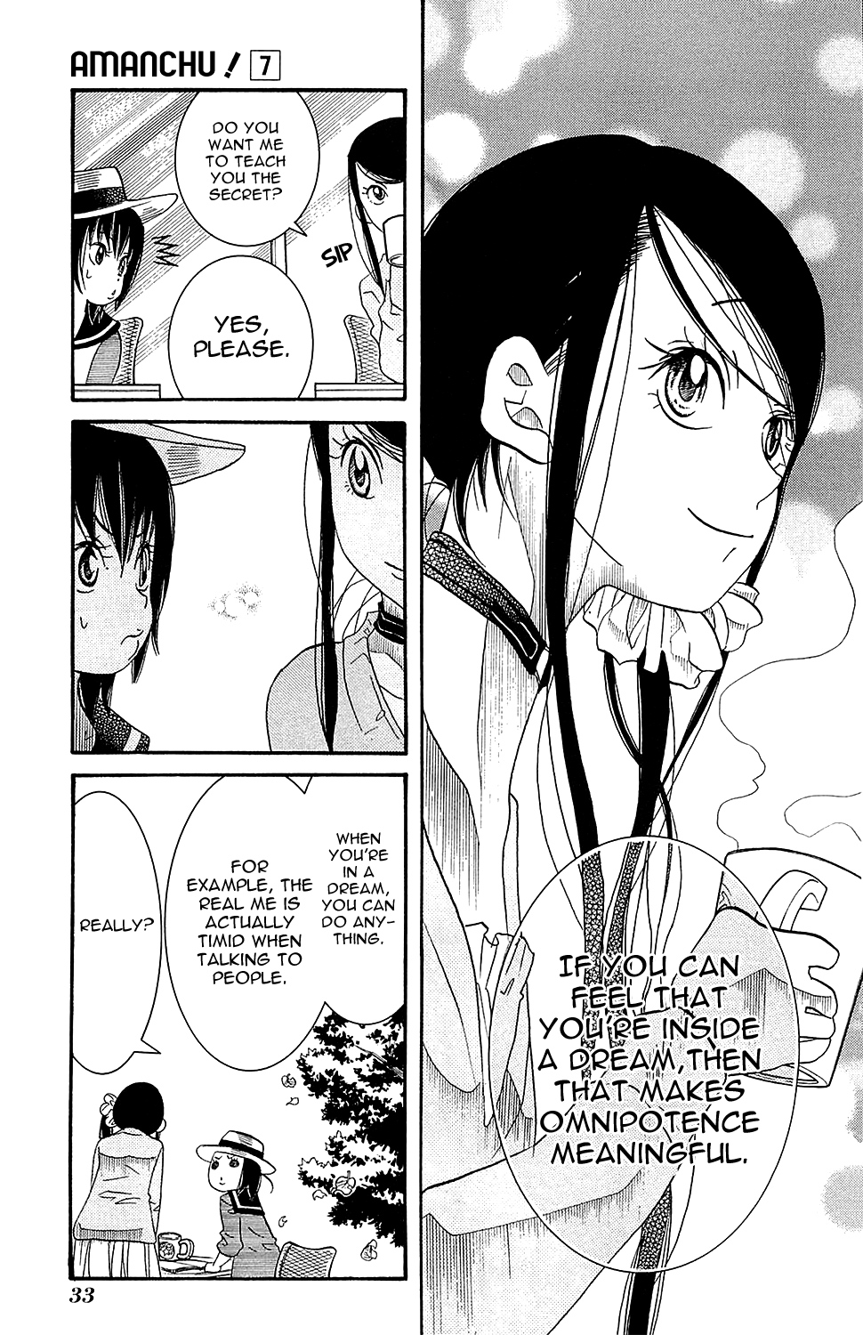 Amanchu Chapter 38 page 11 - Chapter 38: Sleeping Cafe