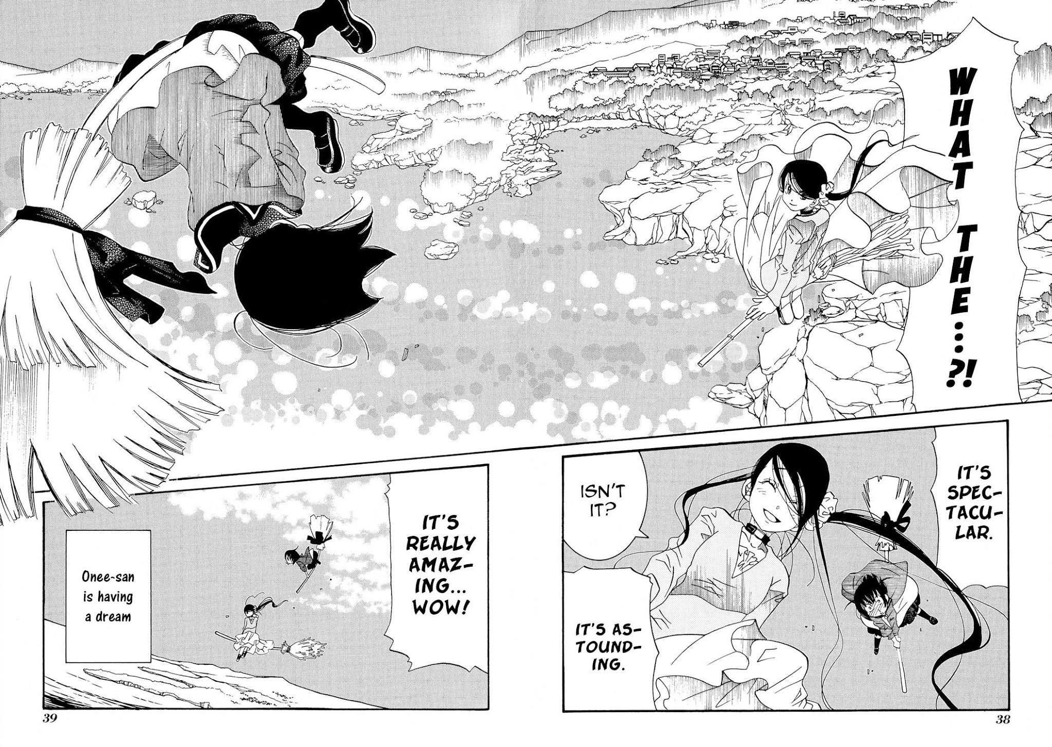 Amanchu Chapter 38 page 16 - Chapter 38: Sleeping Cafe