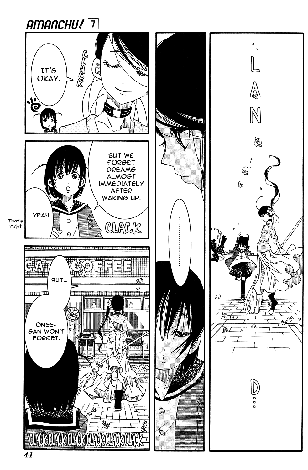 Amanchu Chapter 38 page 18 - Chapter 38: Sleeping Cafe