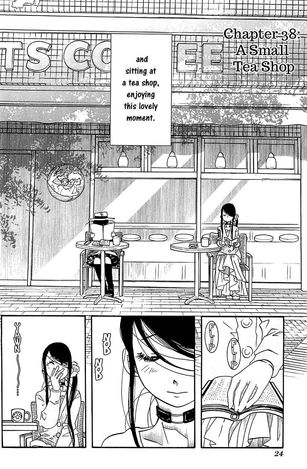 Amanchu Chapter 38 page 2 - Chapter 38: Sleeping Cafe