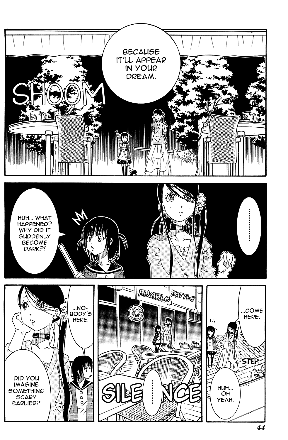 Amanchu Chapter 38 page 21 - Chapter 38: Sleeping Cafe