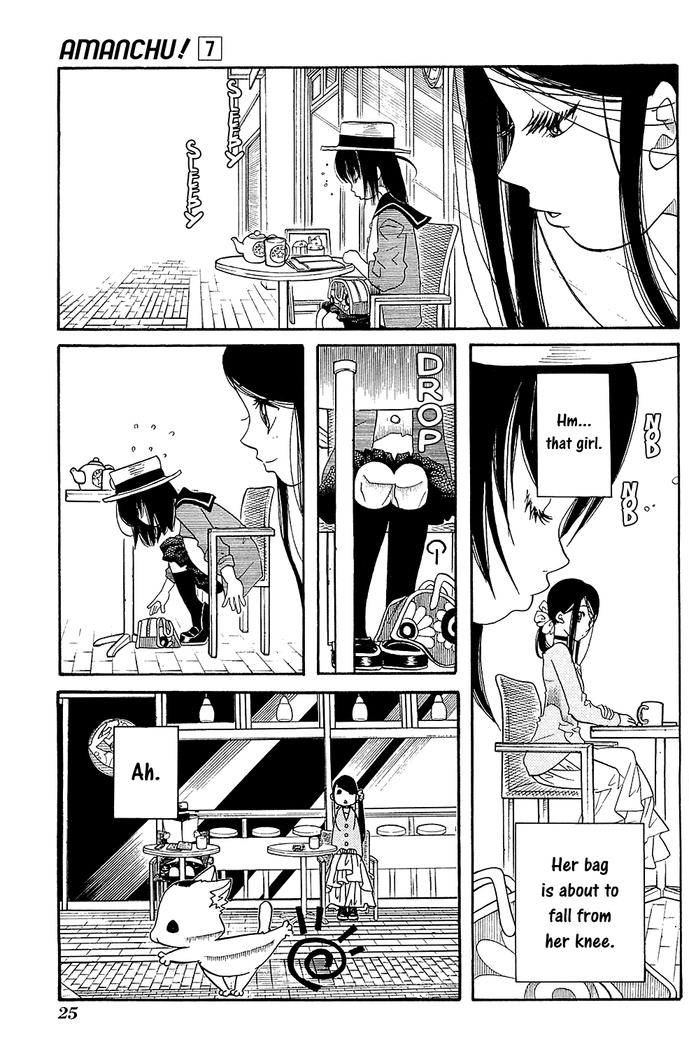 Amanchu Chapter 38 page 3 - Chapter 38: Sleeping Cafe