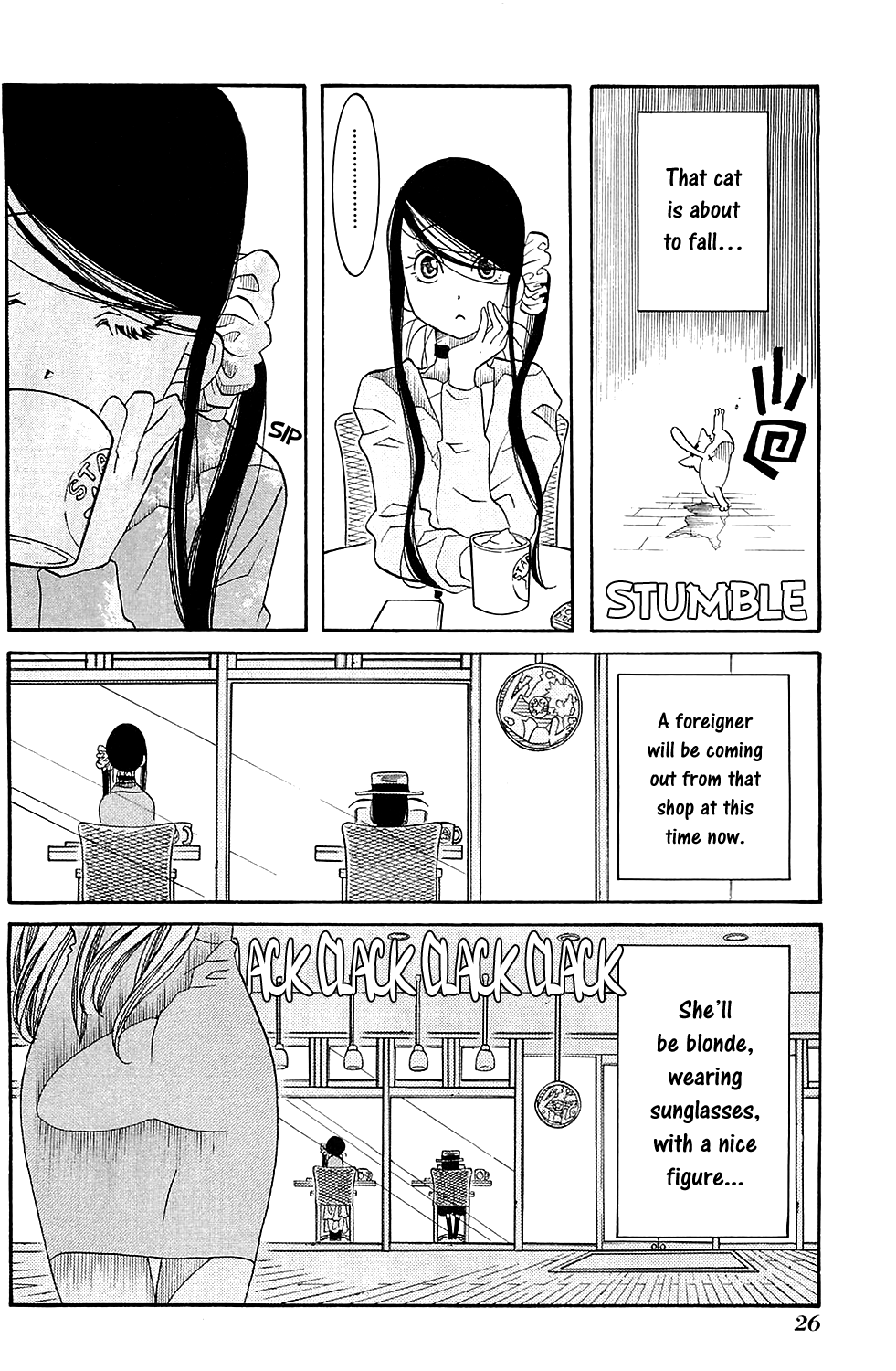 Amanchu Chapter 38 page 4 - Chapter 38: Sleeping Cafe