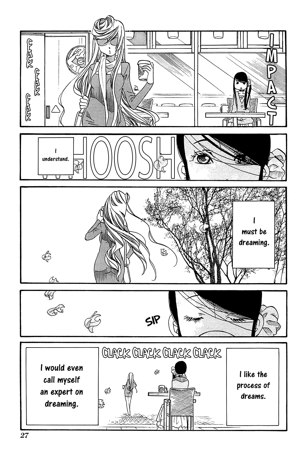 Amanchu Chapter 38 page 5 - Chapter 38: Sleeping Cafe