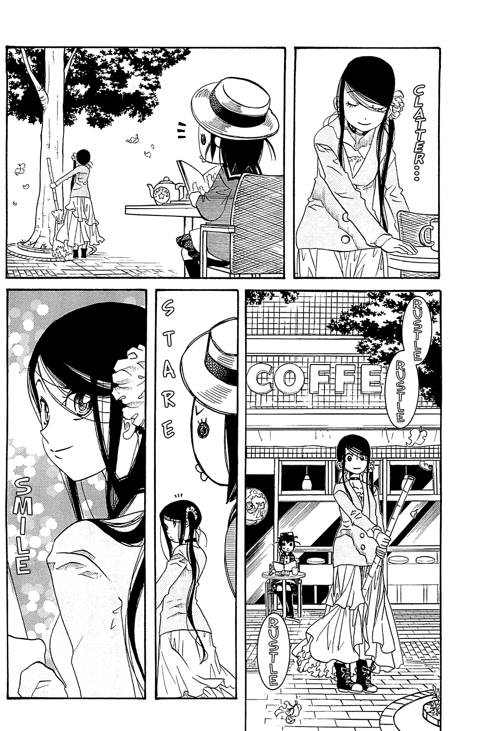 Amanchu Chapter 38 page 6 - Chapter 38: Sleeping Cafe