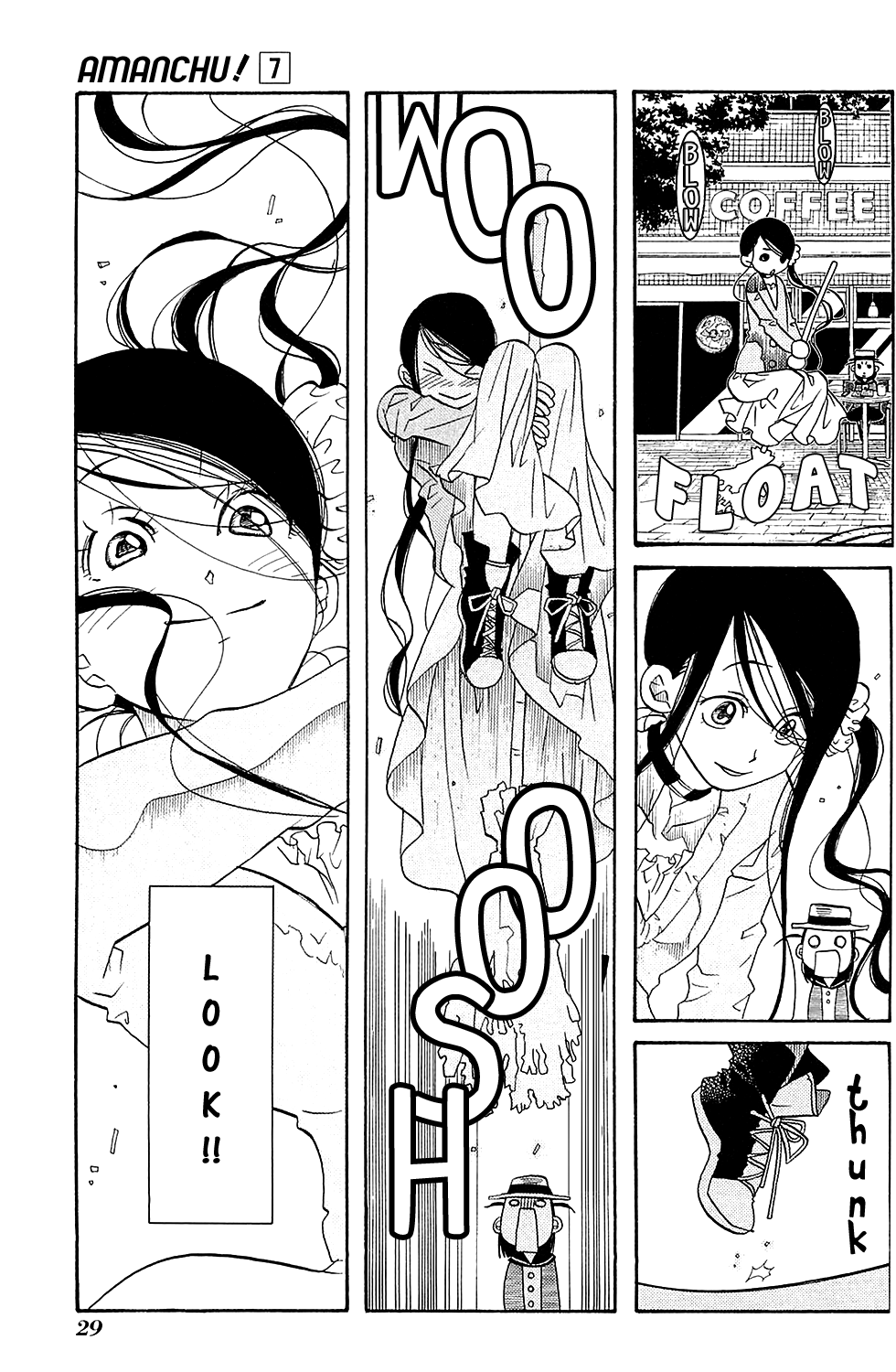 Amanchu Chapter 38 page 7 - Chapter 38: Sleeping Cafe