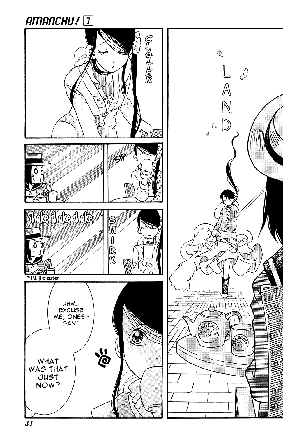 Amanchu Chapter 38 page 9 - Chapter 38: Sleeping Cafe