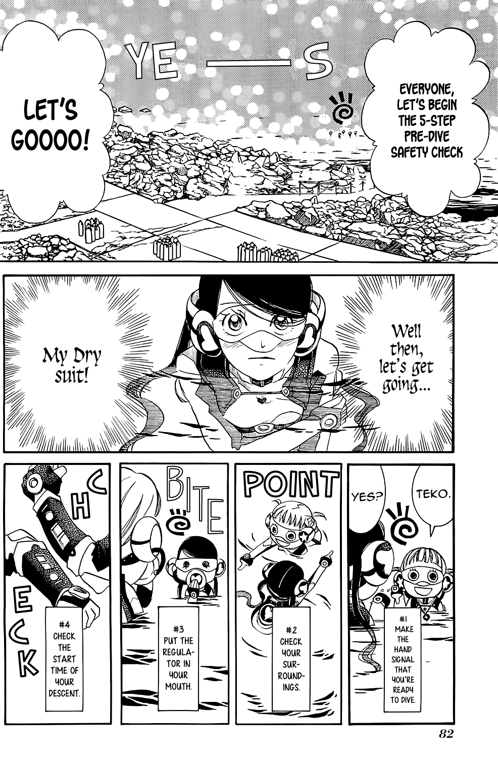 Amanchu Chapter 40 page 4 - Chapter 40: Ryuuguujou (Dragon Palace Caslte)
