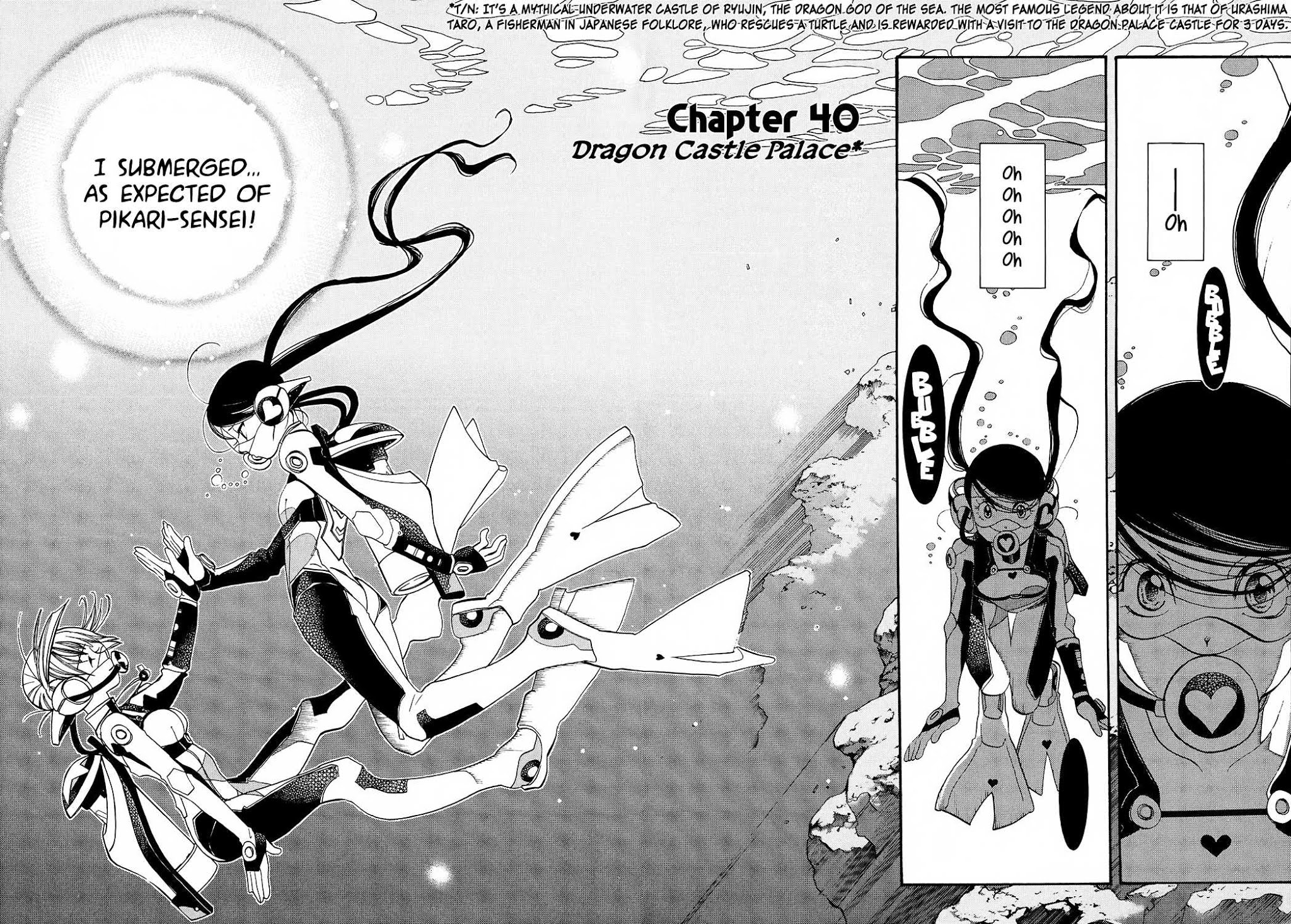 Amanchu Chapter 40 page 8 - Chapter 40: Ryuuguujou (Dragon Palace Caslte)