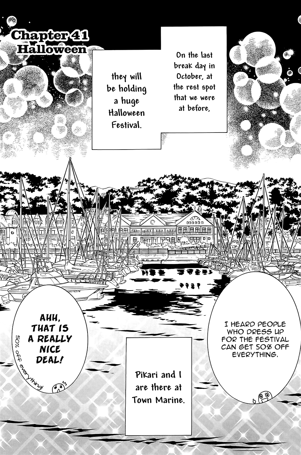 Amanchu Chapter 41 page 1 - Chapter 41: Halloween
